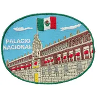 在飛比找蝦皮商城優惠-【A-ONE】墨西哥 國家宮 徽章 胸章 立體繡貼 裝飾貼 