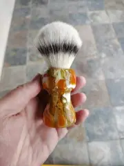 Custom Artisan Shave Brush Handle 26mm Synthetic Knot