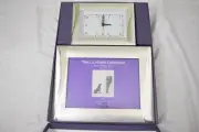 Litchfield Collection Silver Plated Picture Frame and Clock Set NEW Arthur Price