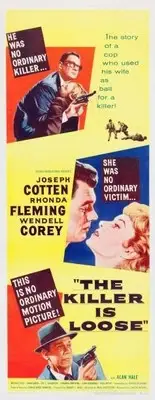 The Killer Is Loose poster Wendell Corey Joseph Cotten Rhonda - 1956 Old Photo