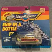 Micro Machines 1990 Ship In A Bottle #9 River Queen Galoob