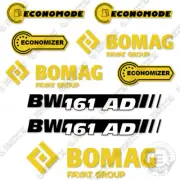 Fits Bomag BW161AD-5 Decal Kit Soil Compactor Roller - 7 YEAR 3M VINYL!