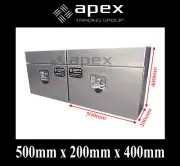 BRAND NEW TOOLBOX FLAT ALUMINIUM UNDERTRAY TOOL BOX- UTE TRUCK STORAGE- U500SFP2