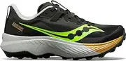 Saucony Women's Endorphin Edge Hiking Shoe, Umbra/Slime, 9.5