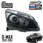 For Isuzu D-max 12-14 Right RH Front Headlamp Light Projector W/O Bulbs Black