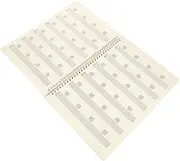 UPKOCH Guitar Players' Essential: A4 Score Book Portable Music Notebook Fade-resistant Chord Grids