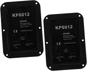 GALPADA Speaker Wire Plate Speaker Terminal Panel 2 Pack Easy Connection for Stage Box 612