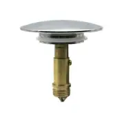 Chrome Basin Sink Waste Pop Up Plug Bathroom Kitchen Push Button Click Clack