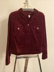 Corduroy Jacket By Brora. European Size 18. US Size 14. NWT