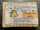The Honey Cottage Goat’s Milk Custom Soap Frankincense & Myrrh 4.5oz NEW