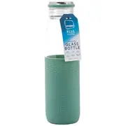 Smash Blue Glass Drinking Bottle 580mL Sage