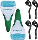 Rollnewskin 0.2Mm Derma Roller Set: 2 PCS Ice Roller + 4 PCS Titanium Microneedl