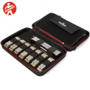 Hohner MZ20192 Flex Case Large Harmonica Holder Black Fits Up To 18 Harmonicas