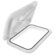 270x375mm Marine Boat Deck Hatch Boat Access Hatch& Lid Black Non-Slip Surface