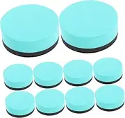 Parliky 10pcs Magnetic Round Erasers for Whiteboard Glass and Compact Design for School Supplies Home Office and Classroom Use Effortlessly Wipes Away Marks