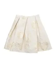 Emporio Armani Kids Pleat Detailed Floral-Motif Skirt 14Y,12Y,10Y Multicolor