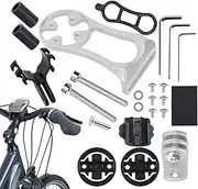 Out-Front Bikes Computer Mount,Sturdy Aluminum Alloy Bikes Computer Handlebar Mount - Multifunctional Adapter Base, Lightweight Cycling Supplies for Action Cameras