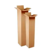 9 x 9 x 18" Tall Corrugated Boxes 25 Boxes, Brown Shipping/Moving Boxes ECT-32