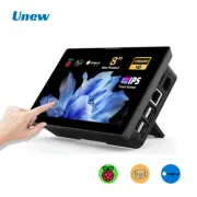 8" Raspberry Pi 5/4 Touchscreen LCD Monitor 1280x800 with HDMI and USB