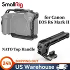 SmallRig R6 Cage for Canon EOS R6 Mark II & NATO Top Handle w/Acra Swiss Plate