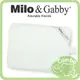 美國Milo&Gabby動物好朋友 超涼感排汗抗菌黑米枕MI-001