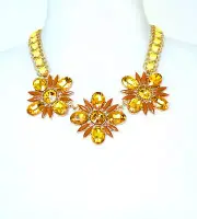 Vintage necklace, Statement necklace, Bib necklace, Wedding necklace, Necklace