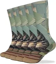 [NQHJT] Cat Socks for Women Men Breathable Boot Socks Warm Calf Socks for Hiking Work, Style, One Size, Style, One size