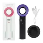 360° Bladeless Fan Hand Held Desktop Mini Portable USB Rechargeable Cooler Fan D