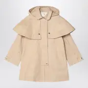 [Chloé] Beige Cotton Trench Coat 14 Y Beige