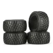 110mm Rubber Rock Tyre Wheel Tires for 1:10 RC Slash Remo 10SC Short Course Car