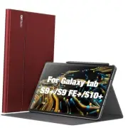 Galaxy Tab S10+ Plus 2024/ S9+ Plus/ S9 FE Plus Case, Multi-Angle 03-Dark Red