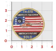 NAVY HT-8 TH-57B AMERICA'S SQUADRON HOOK & LOOP EMBROIDERED PATCH