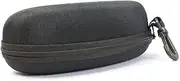 [WRITWAA] Sunglasses Case Box with Carabiner Eva Eyeglass Storage Portable Compact Black