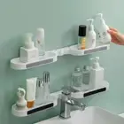 Toilet Bathroom Rotating Storage Rack Punch-free Bathroom Organizer
