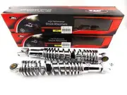 HONDA CB350K TWIN 317mm JBS CHROME REAR SHOCK ABSORBERS EYE TO CLEVIS NC