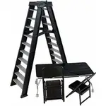 ☆阿SU倉庫☆WWE ULTIMATE LADDER TABLE PLAYSET 摔角人偶公仔 鐵梯爆桌鐵椅TLC道具組