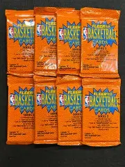 1994-95 Fleer Series 2 Basketball Wax Pack Lot x8