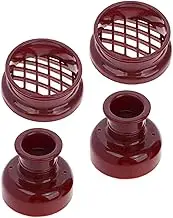 DOITOOL 4pcs Donut Mold Molds Doughnut Maker Doughnut Shaper Donuts Kit Making Donut Shapes Pineapple Holes Stencil Cake Baking Mold Pressing Mold Exquisite Mold Plastic Brown