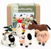 Needle Felting Kit Farm Animals Felting Kit for Beginners Adult Felting Suppl