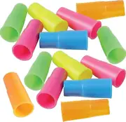 Siren Whistles for Kids - Pack of 12, Durable Plastic Siren Noise Maker Party Whistles, Bright Assorted Colors, Birthday Party Favors, Piata Fillers