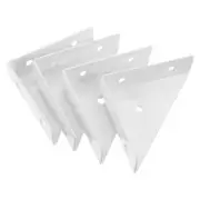 4 Pcs Fixed Bracket Triangular Steel Brackets Triangle Bed Corner Support