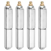 4 Pack 4" Long 3/4" Diameter - Detachable Weld Hinges with Grease Fitting