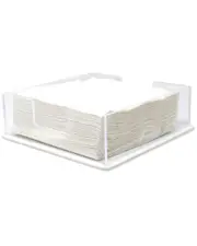 Vivience Square Napkin Holder Acrylic With Base