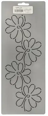Border Quilting Stencil Daisy Flower Quilt Pattern 4" Floral Quilters Template