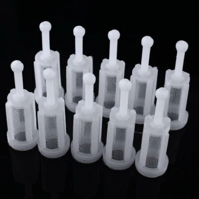 10pcs Car Disposable Gravity Feed Filter Paint Spray Gun Mesh Strainers Tool`