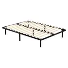 Palermo Double Metal Bed Base with Slats – Heavy-Duty Steel Frame