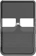 Generic TPU Case for R36S Handheld Game Console Protective Cover(Transparent Black)