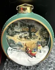 Hallmark Keepsake Ornament St. Nicholas Circle Thomas Kinkade Scene