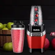 Kleva Range Health Hurricane Max - 1000W Smoothie Blender. High-Powered Smoothie & Shake Maker. Travel Cup Stainless Steel Blades & Pulse Function | Perfect for Juices, Protein Shakes & Frozen Drinks