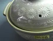 Japanese-made Ginpo Hana Three-Island Donabe Pot No.11 (Excluding O From Japan